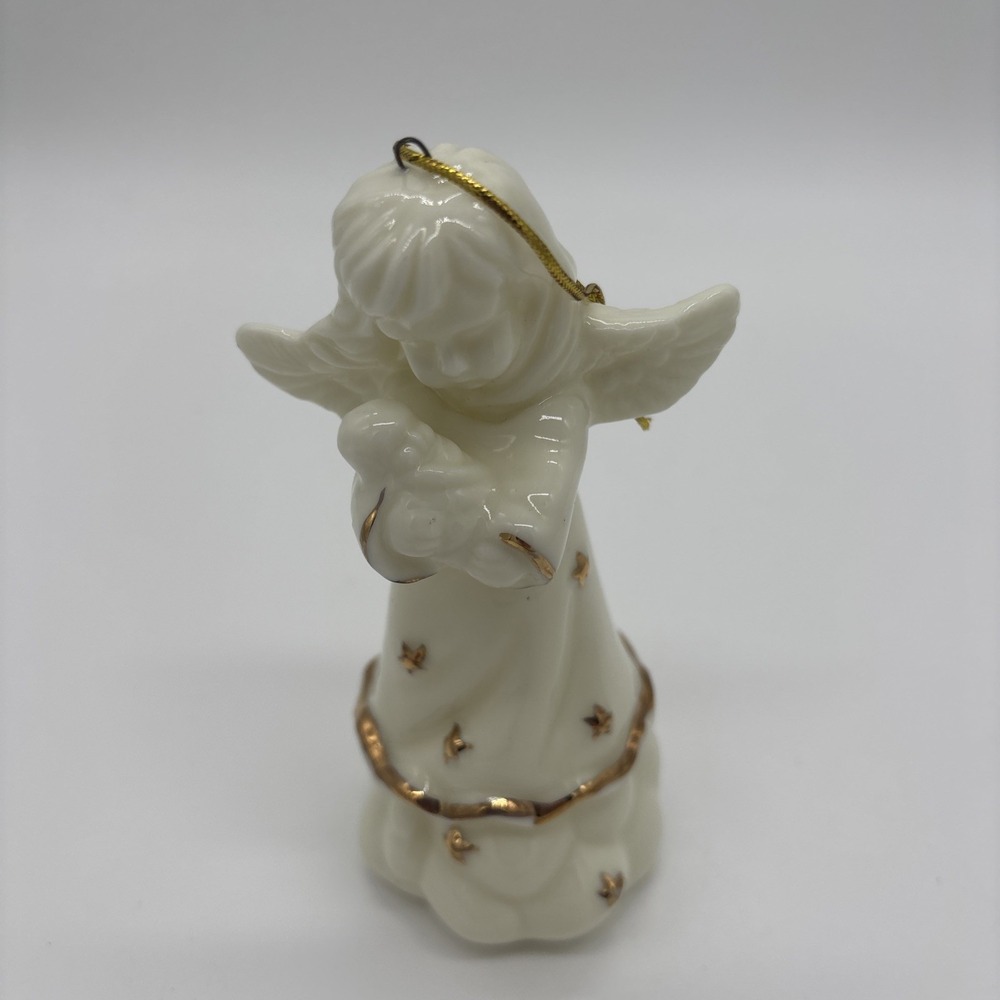 Hollytree Porcelain Set Of 4‎ "Angel Christmas Ornaments" 5 1/2" In Original Box